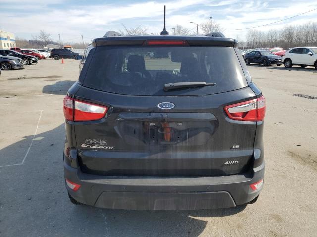 MAJ6P1UL6JC236268 - 2018 FORD ECOSPORT SE BLACK photo 6