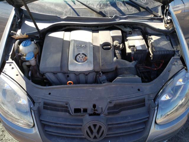 3VWEF71K17M141418 - 2007 VOLKSWAGEN JETTA WOLFSBURG ნაცრისფერი ფოტო 11