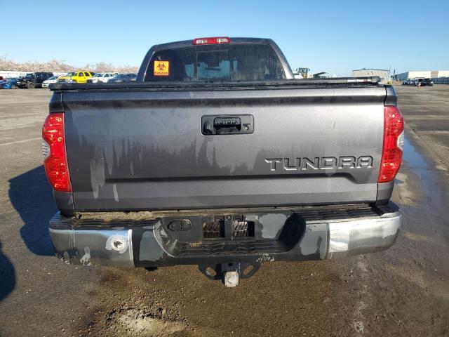 5TFUY5F19HX605936 - 2017 TOYOTA TUNDRA DOUBLE CAB SR/SR5 GRAY photo 6