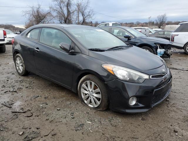 KNAFX6A87E5222720 - 2014 KIA FORTE EX BLACK photo 4