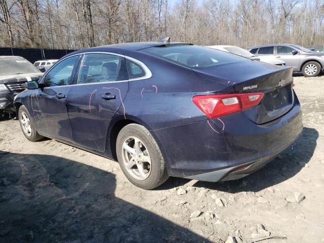 1G1ZB5ST3JF121442 - 2018 CHEVROLET MALIBU LS BLUE photo 2