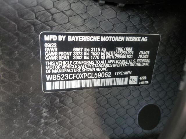 WB523CF0XPCL59062 - 2023 BMW IX XDRIVE50 Qara foto 12