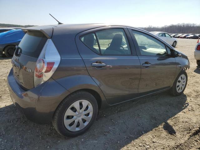 JTDKDTB39E1558534 - 2014 TOYOTA PRIUS C GRAY photo 3