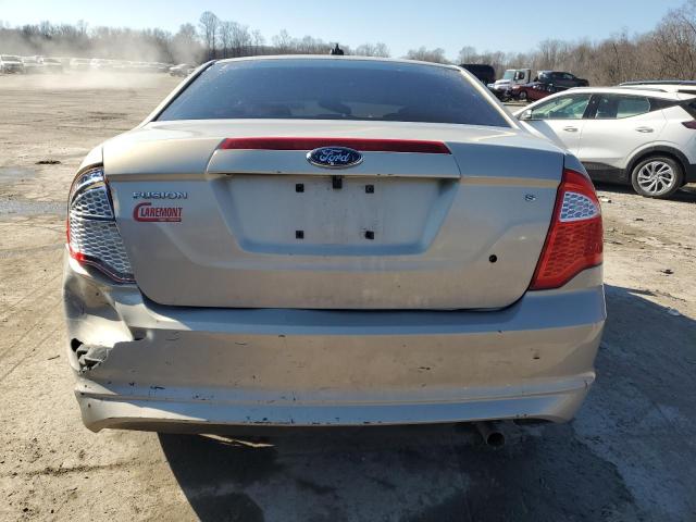 3FAHP0GA4AR100879 - 2010 FORD FUSION S SILVER photo 6