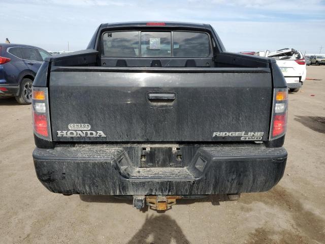 2HJYK16567H521408 - 2007 HONDA RIDGELINE RTL BLACK photo 6