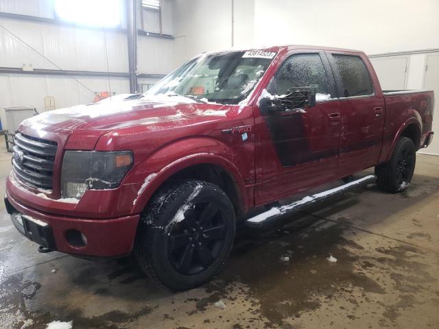 1FTFW1ET9EFC21585 - 2014 FORD F150 SUPER RED photo 1