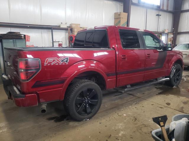 1FTFW1ET9EFC21585 - 2014 FORD F150 SUPER RED photo 3