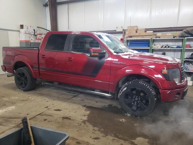 1FTFW1ET9EFC21585 - 2014 FORD F150 SUPER RED photo 4