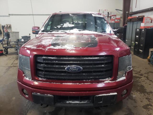 1FTFW1ET9EFC21585 - 2014 FORD F150 SUPER RED photo 5