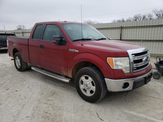 1FTEX1CM3DFB22070 - 2013 FORD F150 SUPER CAB RED photo 4