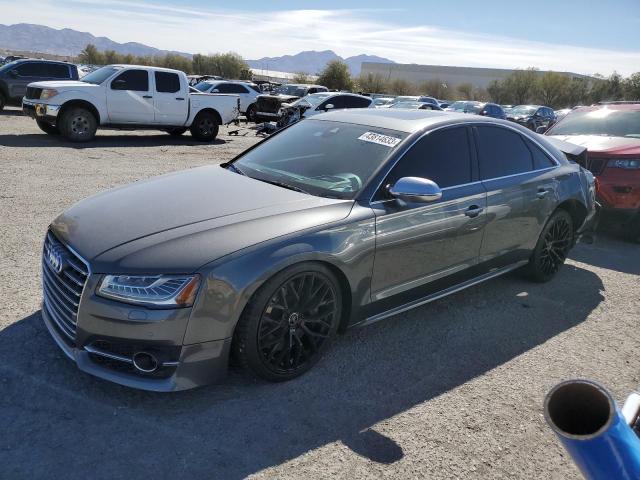 WAUK2AFD8FN001764 - 2015 AUDI S8 QUATTRO GRAY photo 1