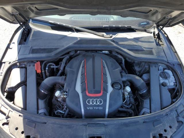 WAUK2AFD8FN001764 - 2015 AUDI S8 QUATTRO GRAY photo 11