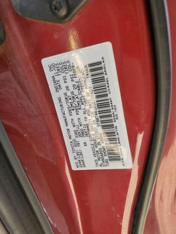 5TBBT48181S156427 - 2001 TOYOTA TUNDRA ACCESS CAB LIMITED RED photo 12