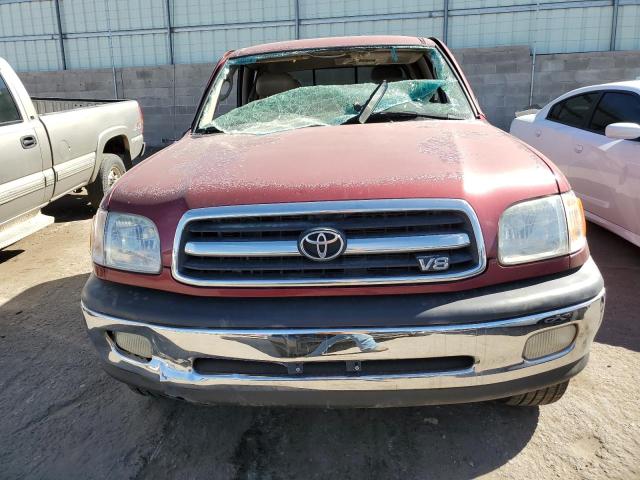5TBBT48181S156427 - 2001 TOYOTA TUNDRA ACCESS CAB LIMITED RED photo 5