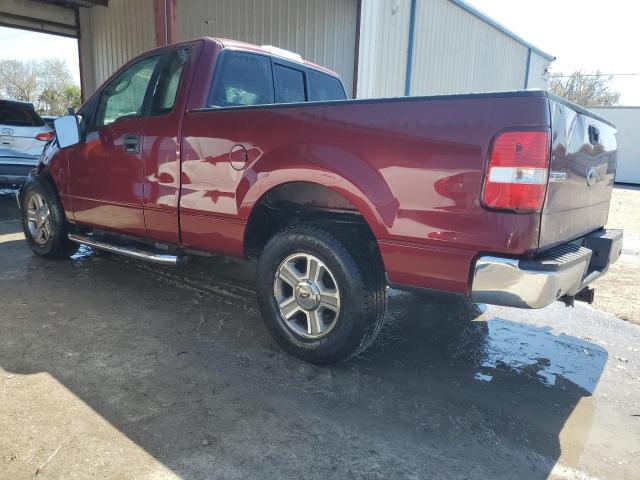 1FTRF12275NC09207 - 2005 FORD F150 RED photo 2