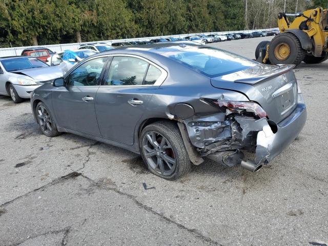 1N4AA5APXEC441804 - 2014 NISSAN MAXIMA S GRAY photo 2