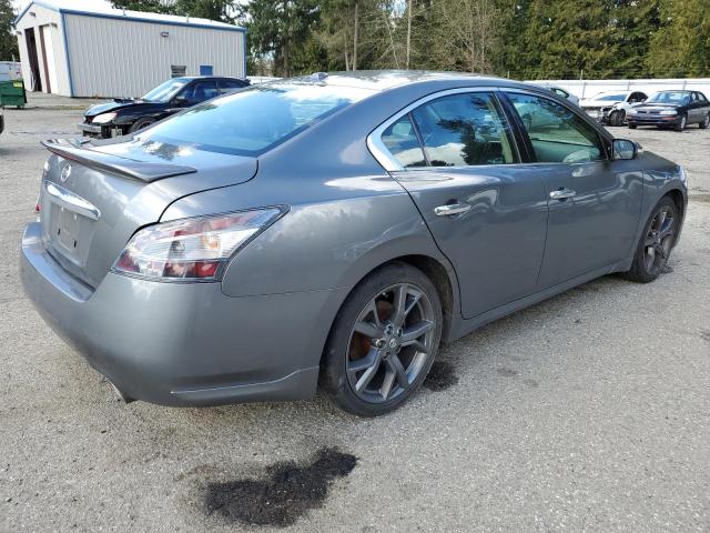 1N4AA5APXEC441804 - 2014 NISSAN MAXIMA S GRAY photo 3