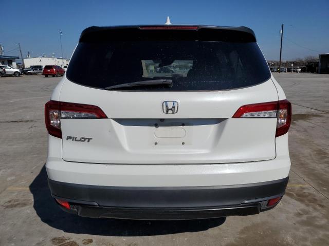 5FNYF5H13LB028277 - 2020 HONDA PILOT LX WHITE photo 6