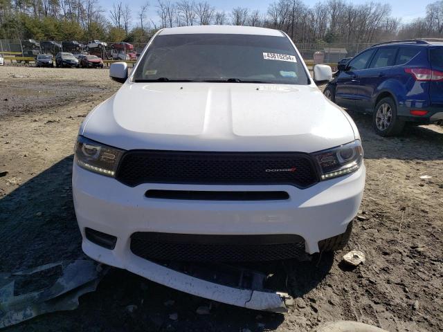 1C4RDHDG5LC259071 - 2020 DODGE DURANGO GT WHITE photo 5