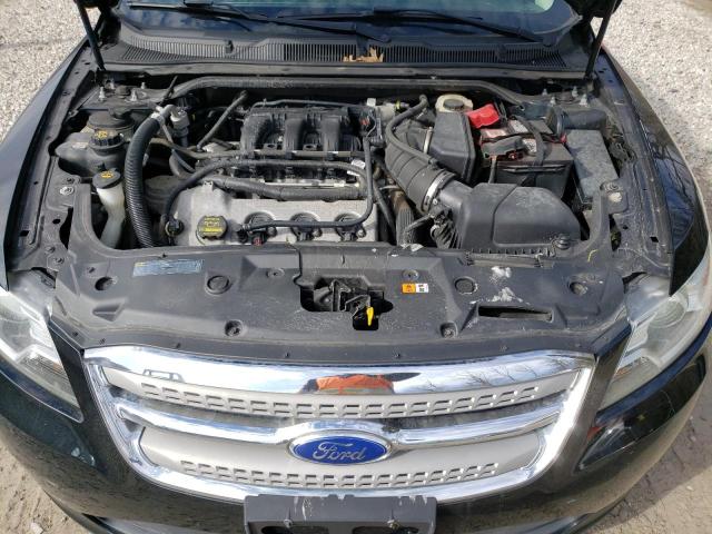 1FAHP2EW1CG126571 - 2012 FORD TAURUS SEL BLACK photo 11