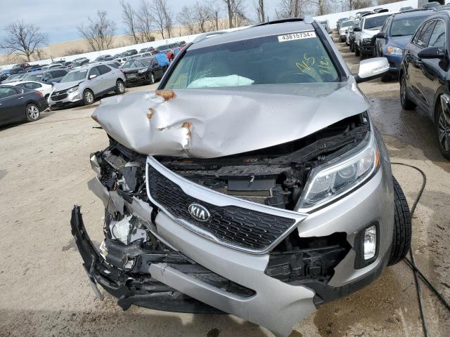 5XYKT3A63FG662324 - 2015 KIA SORENTO LX SILVER photo 5