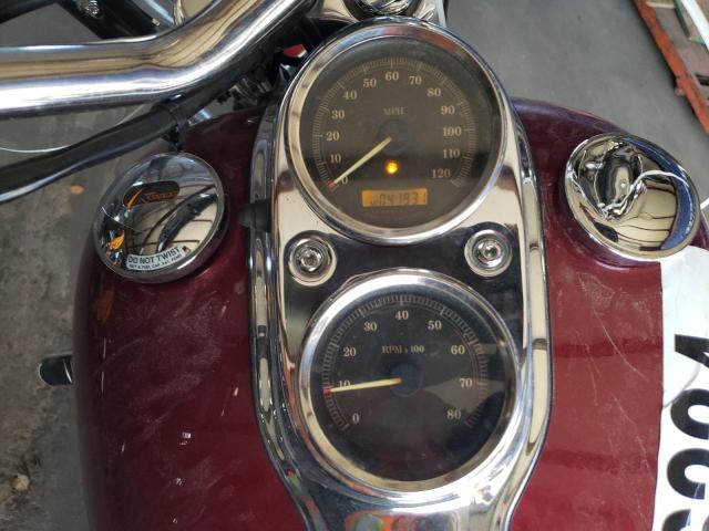 1HD1GNW174K302889 - 2004 HARLEY-DAVIDSON FXDLI BURGUNDY photo 7