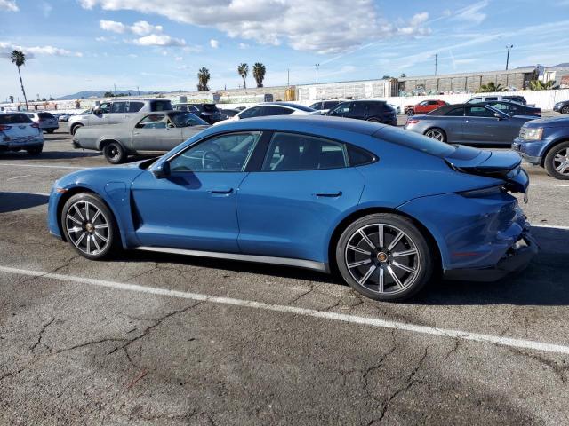 WP0AA2Y14MSA13292 - 2021 PORSCHE TAYCAN BLUE photo 2