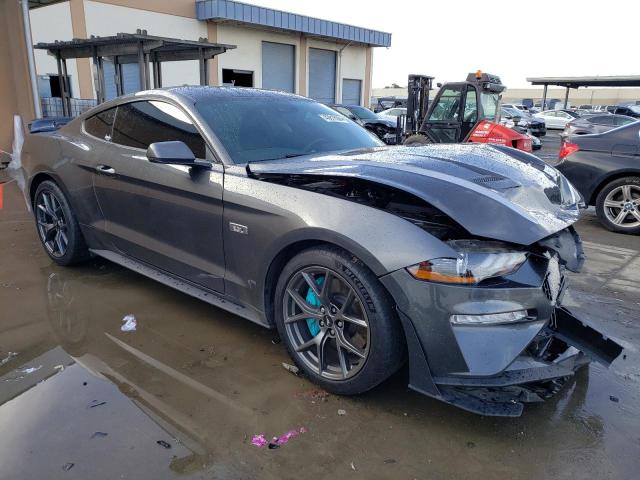 1FA6P8TDXL5188767 - 2020 FORD MUSTANG GRAY photo 4