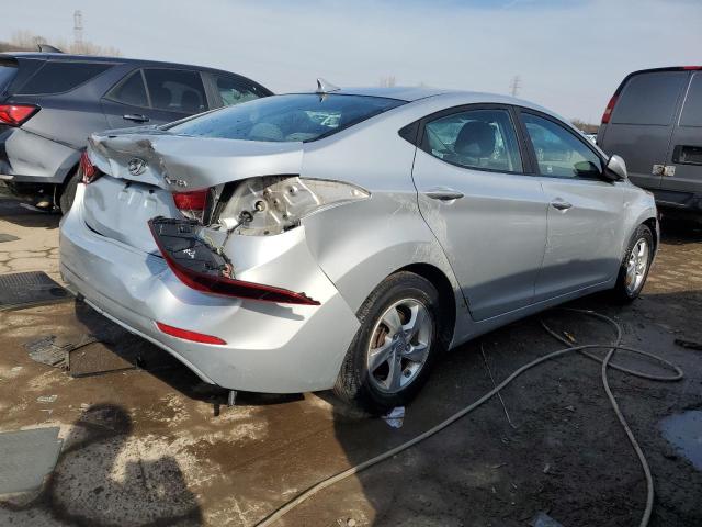 5NPDH4AE1EH491118 - 2014 HYUNDAI ELANTRA SE SILVER photo 3