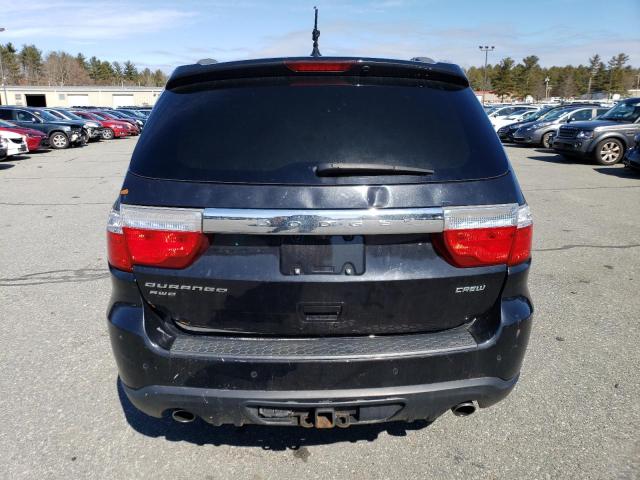 1C4SDJDT2DC618089 - 2013 DODGE DURANGO CREW BLACK photo 6