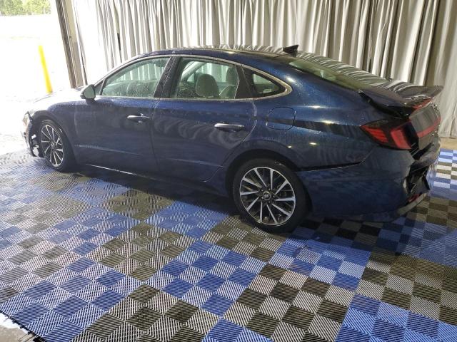 5NPEH4J28LH041635 - 2020 HYUNDAI SONATA LIMITED BLUE photo 2