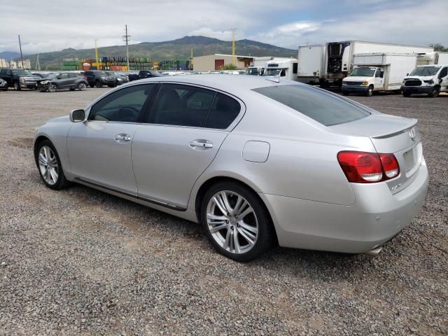 JTHBC96S675004563 - 2007 LEXUS GS 450H SILVER photo 2