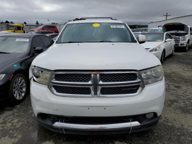 1C4SDHDTXDC512112 - 2013 DODGE DURANGO CREW WHITE photo 5