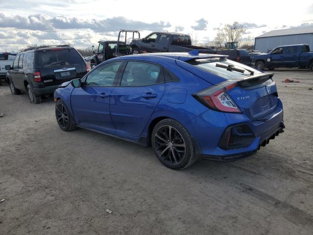 SHHFK7H46LU225323 - 2020 HONDA CIVIC SPORT BLUE photo 2