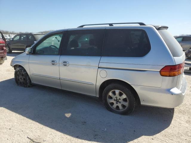 5FNRL18974B000558 - 2004 HONDA ODYSSEY EXL SILVER photo 2