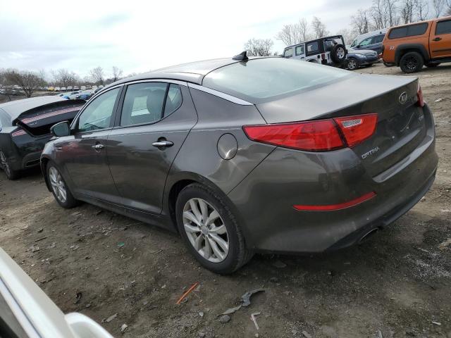 5XXGN4A72FG394580 - 2015 KIA OPTIMA EX GRAY photo 2