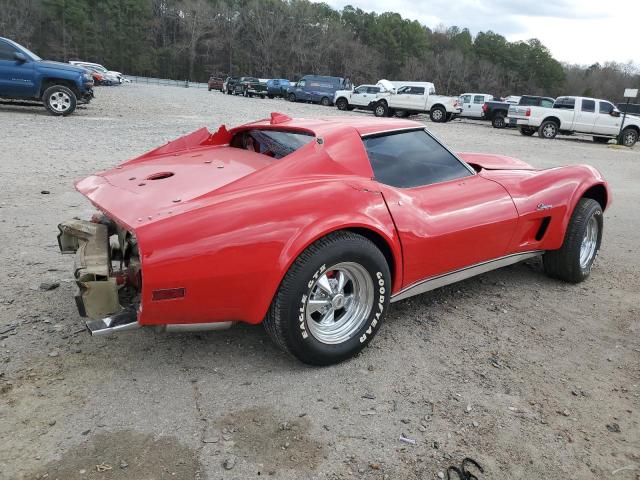 1Z37L6S410454 - 1976 CHEVROLET CORVETTE RED photo 3