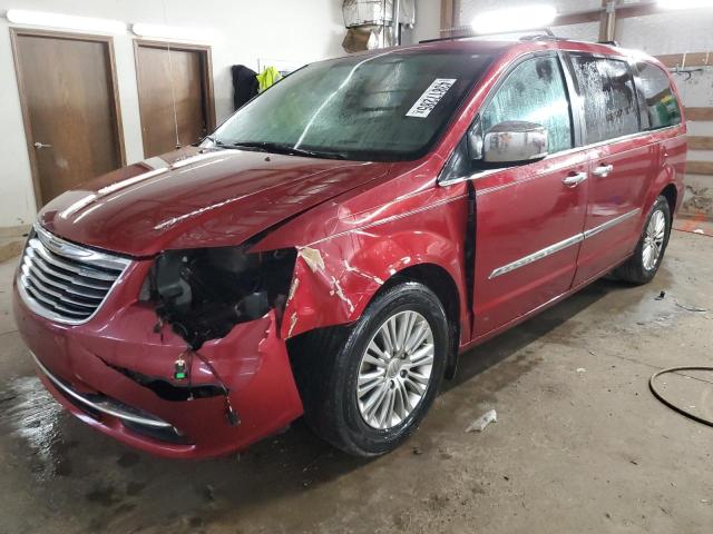 2C4RC1CG3FR716919 - 2015 CHRYSLER TOWN & COU TOURING L MAROON photo 1