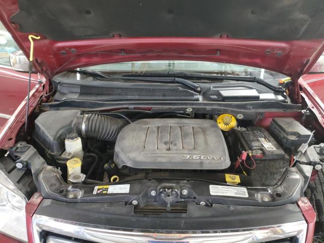 2C4RC1CG3FR716919 - 2015 CHRYSLER TOWN & COU TOURING L MAROON photo 12