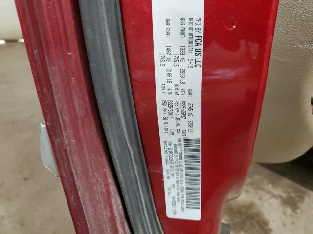 2C4RC1CG3FR716919 - 2015 CHRYSLER TOWN & COU TOURING L MAROON photo 13