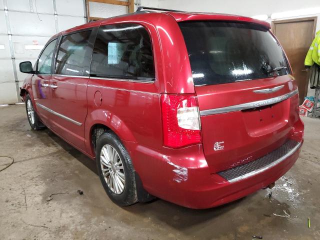 2C4RC1CG3FR716919 - 2015 CHRYSLER TOWN & COU TOURING L MAROON photo 2
