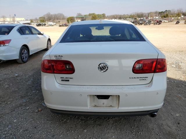 1G4HF5EM5AU106301 - 2010 BUICK LUCERNE CXL WHITE photo 6