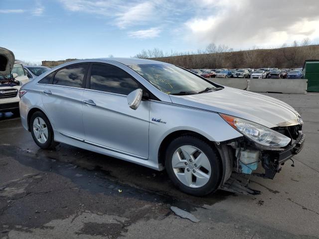 KMHEC4A40CA033015 - 2012 HYUNDAI SONATA HYBRID SILVER photo 4