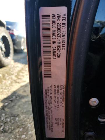 2C3CDZFJ1MH521028 - 2021 DODGE CHALLENGER R/T SCAT PACK BLACK photo 14