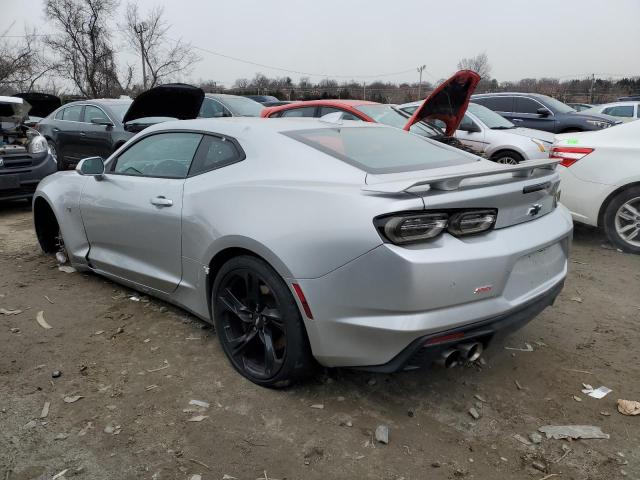 1G1FH1R75K0121319 - 2019 CHEVROLET CAMARO SS SILVER photo 2