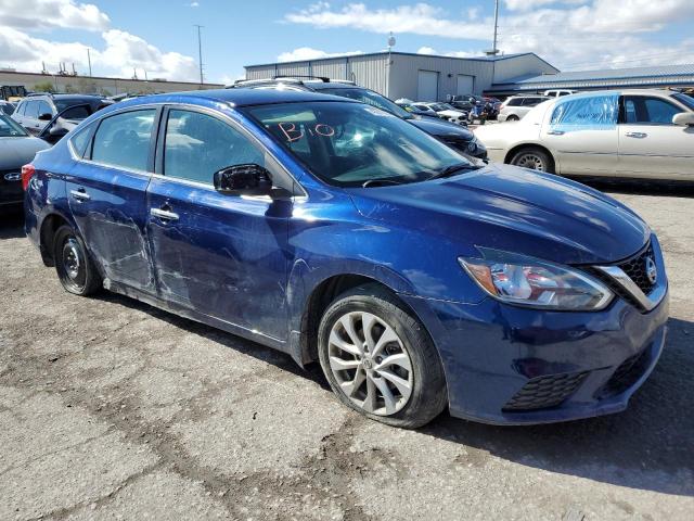 3N1AB7AP6KY301354 - 2019 NISSAN SENTRA S BLUE photo 4