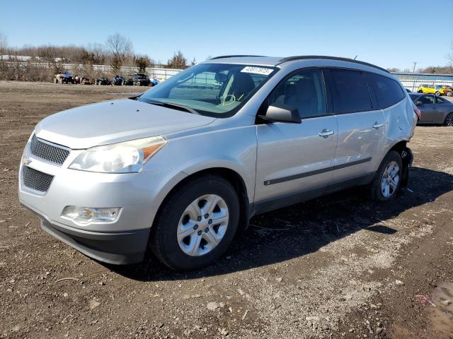 1GNLREED0AS148903 - 2010 CHEVROLET TRAVERSE LS SILVER photo 1