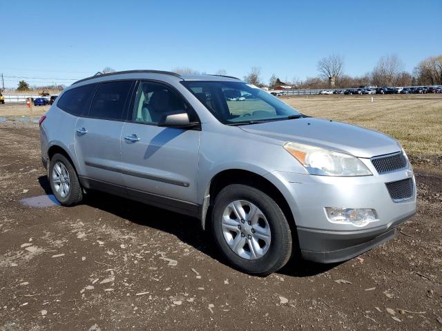 1GNLREED0AS148903 - 2010 CHEVROLET TRAVERSE LS SILVER photo 4