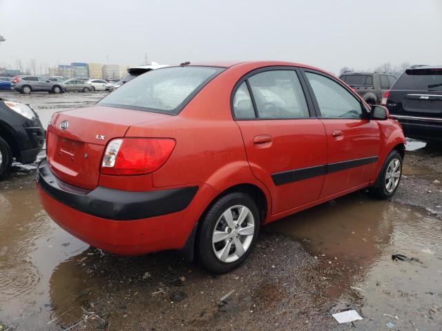 KNADE223296533822 - 2009 KIA RIO BASE RED photo 3