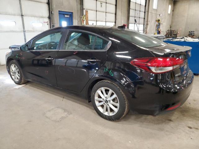 3KPFL4A77HE100149 - 2017 KIA FORTE LX BLACK photo 2